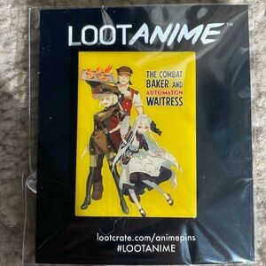 Comic-Con 2024 Loot Crate item - Combat Baker and Automaton Waitress pin
